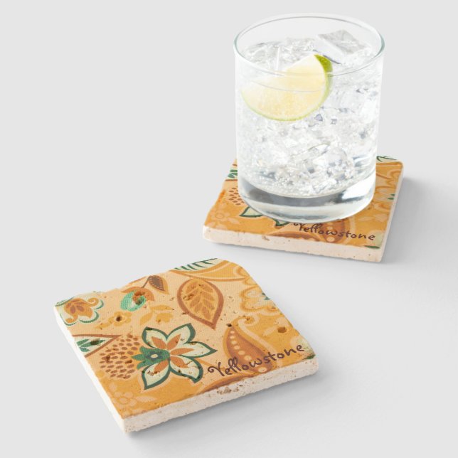 Posavasos De Piedra Yellowstone Stone Coaster (Lateral)