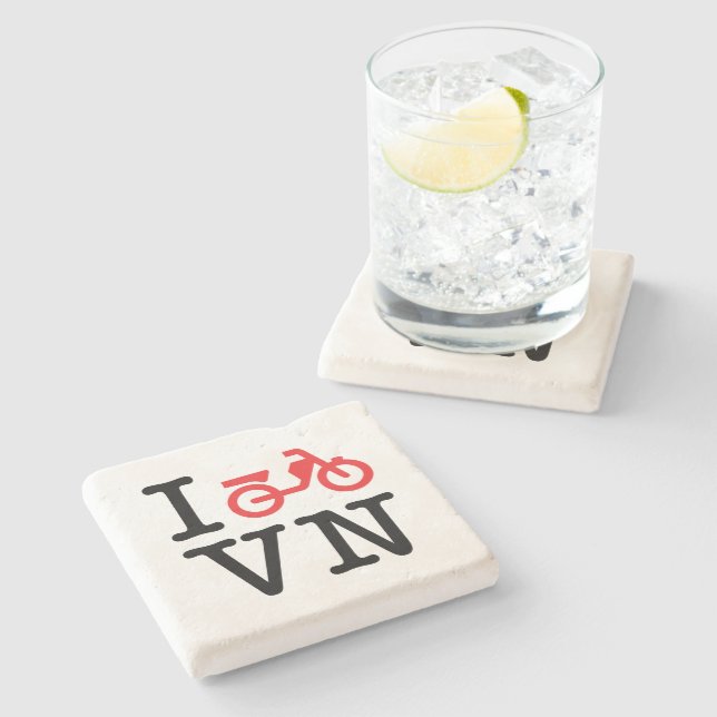 Posavasos De Piedra Yo moto Vietnam (Lateral)