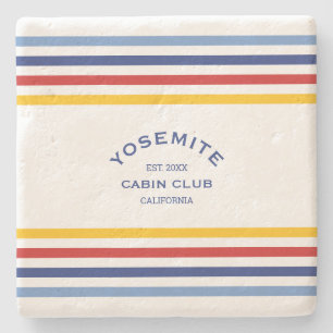 Posavasos De Piedra Yoesmite Cabina Club Personalizado Escudo Estampad