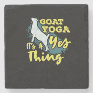 Posavasos De Piedra Yoga Cabra Goatyoga