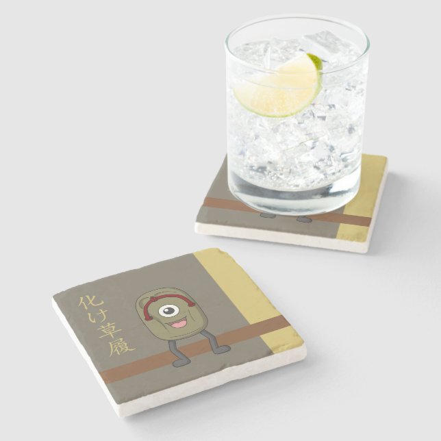 Posavasos De Piedra Yokai Bake-zori (Sandal fantasma) (Lateral)