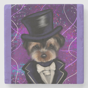 POSAVASOS DE PIEDRA YORKIE