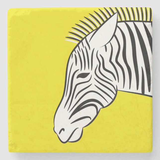 Posavasos De Piedra Zebra (Anverso)