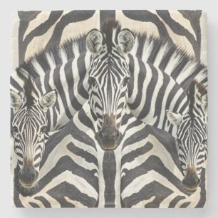 Posavasos De Piedra Zebra Coasters