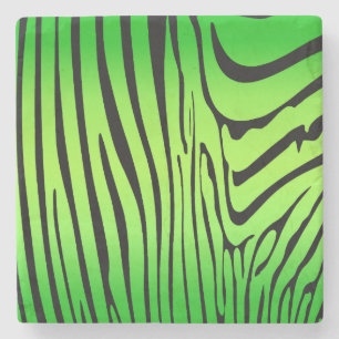 Posavasos De Piedra Zebra Green