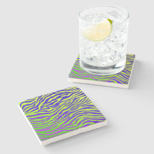 Posavasos De Piedra Zebra verde