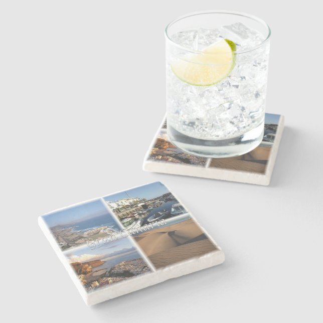 Posavasos De Piedra zES005 GRAN CANARIA, Islas Canarias, España, (Lateral)