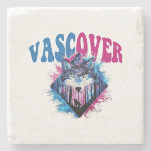 Posavasos De Piedra Zidika vascover lobo Esencial