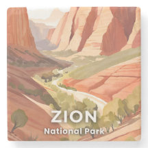 Zion National Park | Travel Watercolor Valley