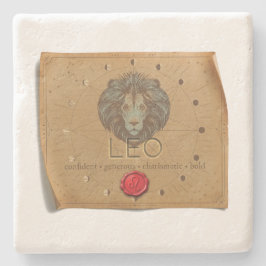 Posavasos De Piedra Zodiaco - Leo - Montaña Rusa