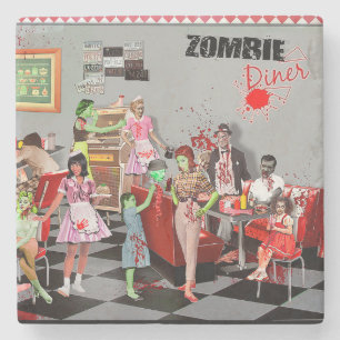 Posavasos De Piedra Zombie Diner