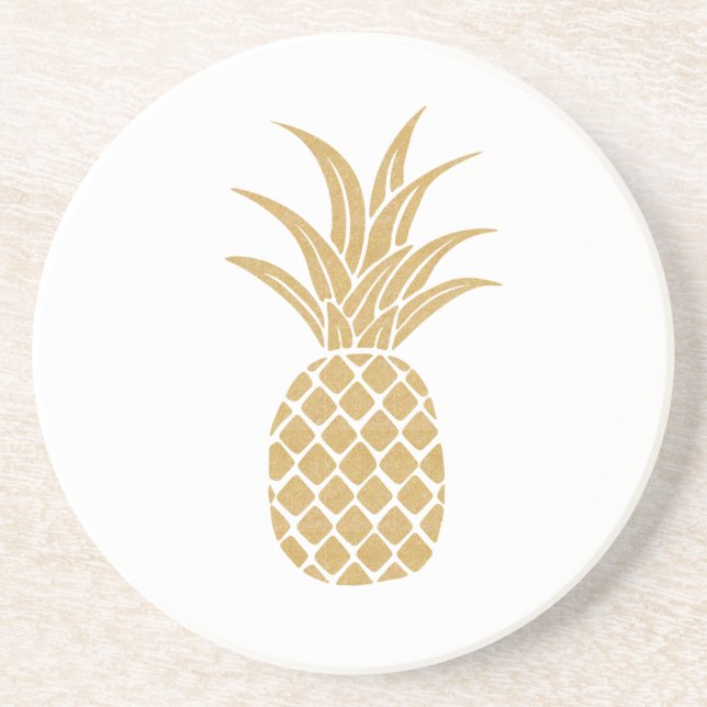 Posavasos de piña de oro regio (Frente)