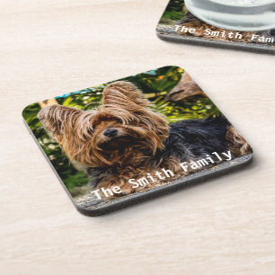 Posavasos de plástico de Yorkshire Terrier