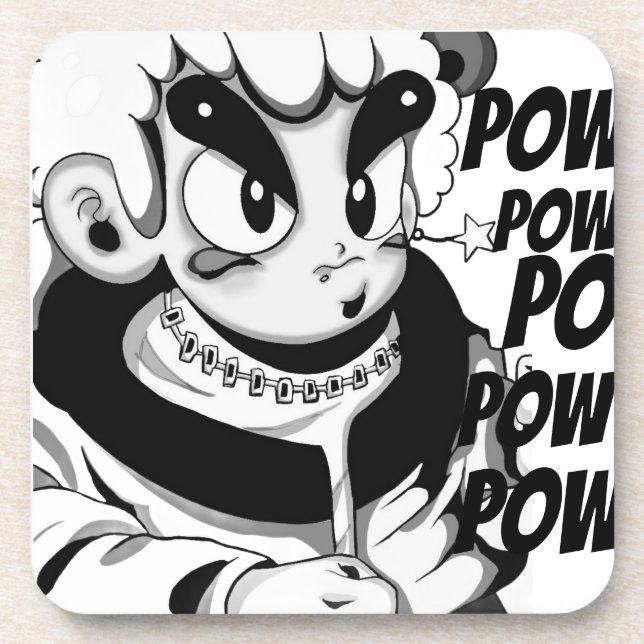 Posavasos de plástico duro (Frente)