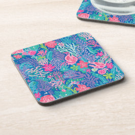 Posavasos de plástico duro con gráfico elegante