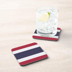 Posavasos de plástico duro con la bandera de Taila