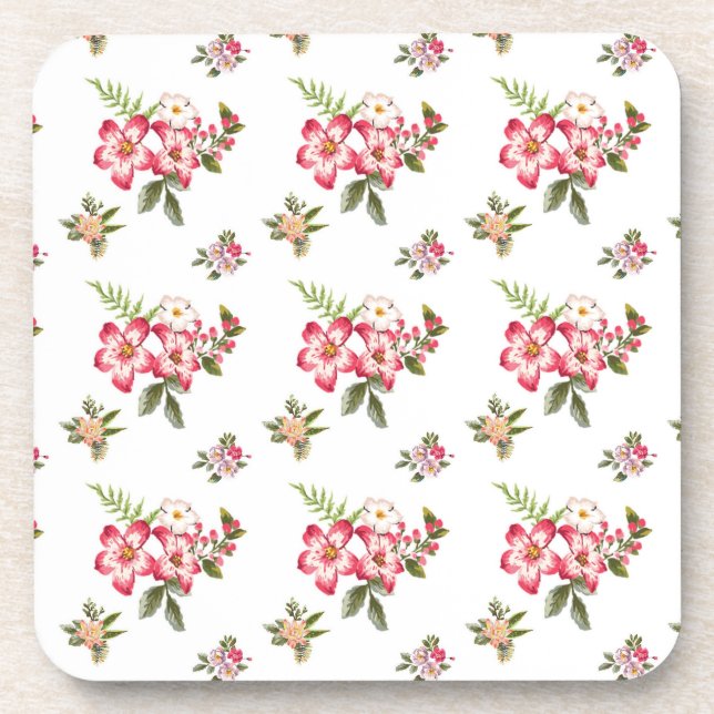 posavasos de ramo de flores (Frente)