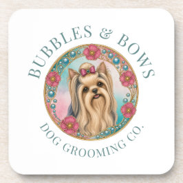 Posavasos de Salón de Aseo de Perro Terrier de Yor