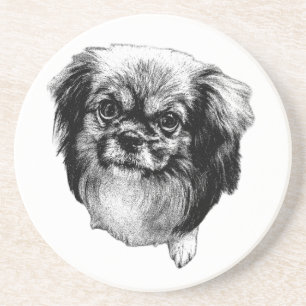 Posavasos de Spaniel Tibetano – Diseño de Perro Gr