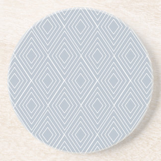 Posavasos de tejido de diamante geométrico