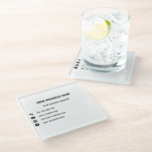 POSAVASOS DE VIDRIO