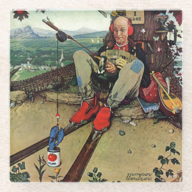 POSAVASOS DE VIDRIO 1945 (Anverso)