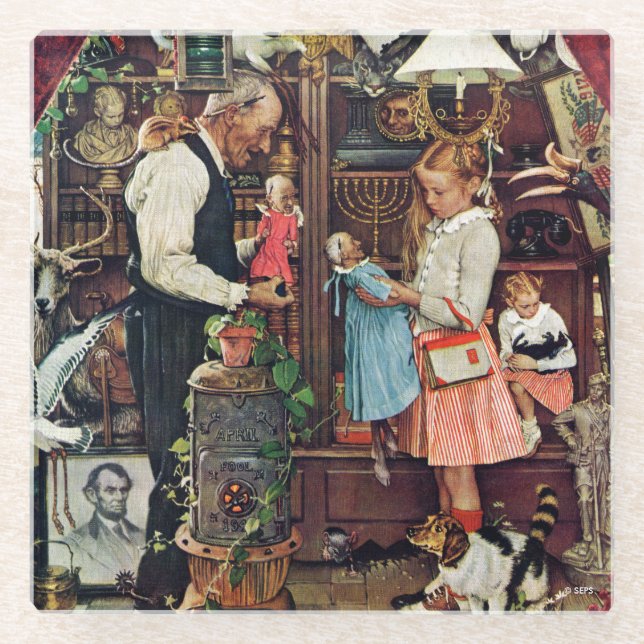 POSAVASOS DE VIDRIO 1948 (Anverso)