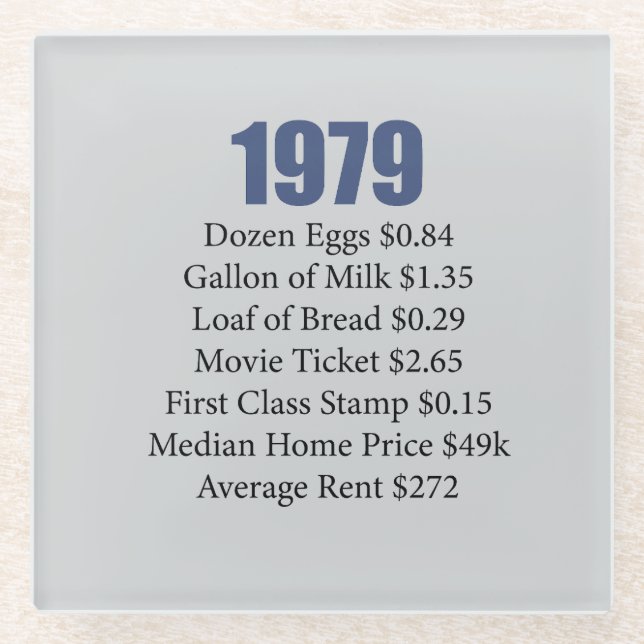 POSAVASOS DE VIDRIO 1979 (Anverso)