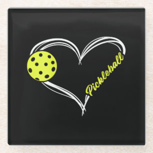 Posavasos De Vidrio A las mujeres les encanta el baloncesto - juego de