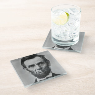Posavasos De Vidrio Abraham Lincoln