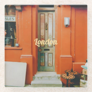 Posavasos De Vidrio Abrebotellas de umbral de Notting Hill, Londres, R