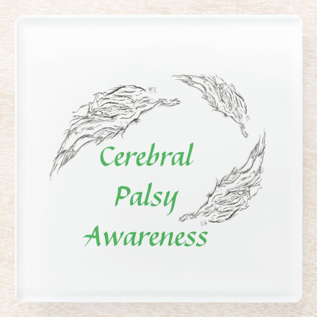 Posavasos De Vidrio abstract (Anverso)