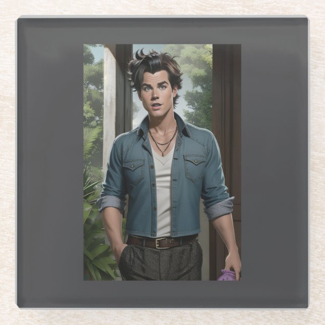 Posavasos De Vidrio Ace joven (Anverso)