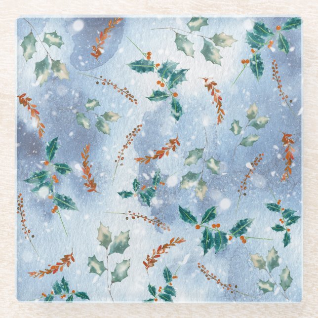 Posavasos De Vidrio Actividades artísticas de navidades (Anverso)