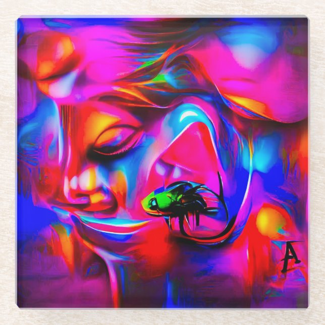 Posavasos De Vidrio Acusticofobia 2 (Anverso)