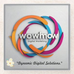 Posavasos De Vidrio "Agencia creativa"