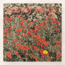 Posavasos De Vidrio Agosto