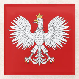 Posavasos De Vidrio Águila polaca