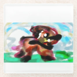 Posavasos De Vidrio  Airedale Terrier