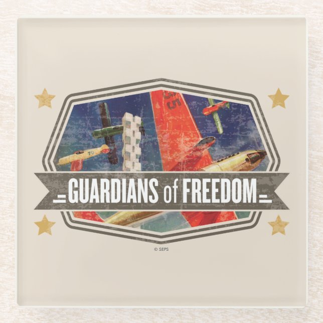 Posavasos De Vidrio Airshow (Anverso)