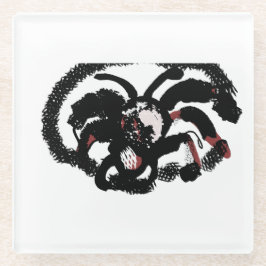 Posavasos De Vidrio Alegría de lata araña