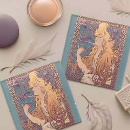 Posavasos De Vidrio Alfonse Mucha Job Art Nouveau