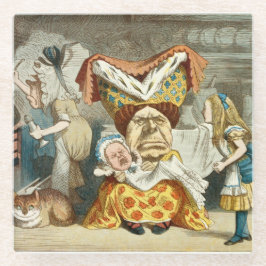 Posavasos De Vidrio Alice In Wonderland