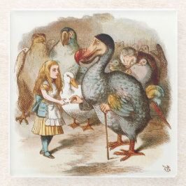 Posavasos De Vidrio Alice In Wonderland