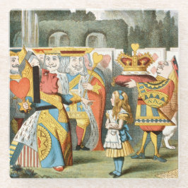 Posavasos De Vidrio Alice In Wonderland