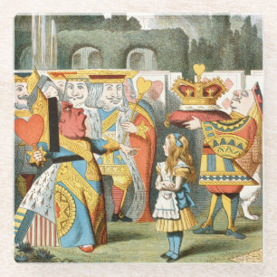 Posavasos De Vidrio Alice In Wonderland