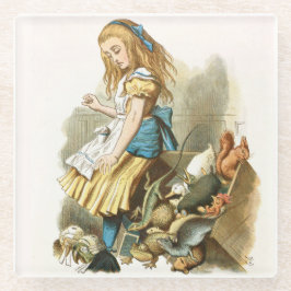 Posavasos De Vidrio Alice In Wonderland