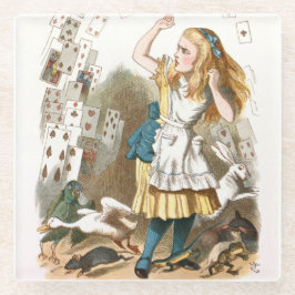 Posavasos De Vidrio Alice In Wonderland