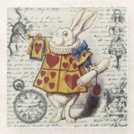 Posavasos De Vidrio Alicia En El País De Las Maravillas