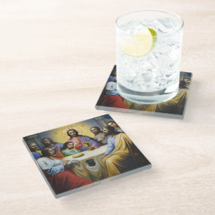 Posavasos De Vidrio Almohadilla del ratón Jesús